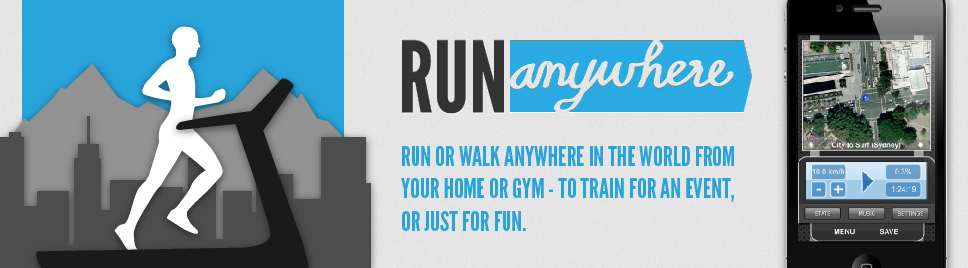 RunAnywhere - Treadmill Trainer for iPhone