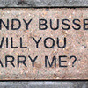 Bricks can be engraved with a personal message.
