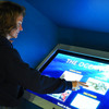 Oceans Today kiosk in action.
