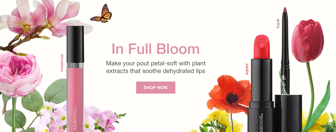 In Full Bloom. Make your pout petal-soft with plant extracts that soothe dehydrated lips. Shop Now