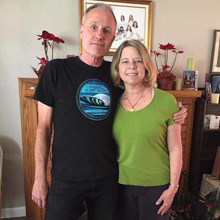Kathryn Thompson and Scott Davis, parents, 2016
