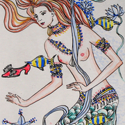 Mermaid_sea_cinderella_aceo_06_card