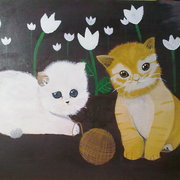 Los_gatos_by_asala95-d37r8be_card