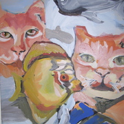 Cat_and_fish__5_card