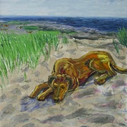 Reclining_on_the_dunes_card