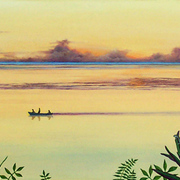 Early_morning_fishing_triptych__acrylic__card