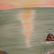 Heron_sunset_card