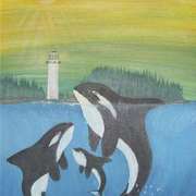 Family_of_whales_at_lighthouse_card