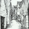French_alley_-_pen___ink_thumb