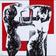 Dancing_women__2008__39x49_cm__ink_on_paper_card
