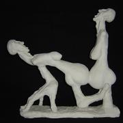 Escape_45x48x15cm_clay_card