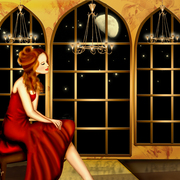 Night_on_the_town-a_self-portrait_card