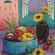 Vegetablesandsunflowers_card