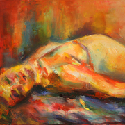Nude_laying_down_card