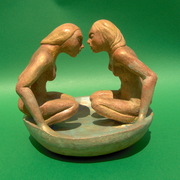 Le_complici_-_terracotta_policroma_20x20x20_card