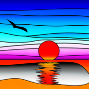 Sunset_at_coronet_bay_card