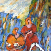 Acton_cafe_capuccino__2007_30x30_oil_card