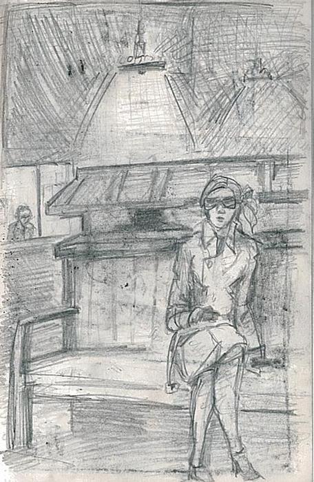 Spy (at train station)