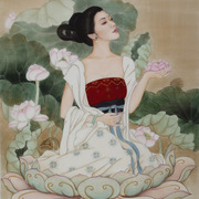 The_goddess_of_lotus_card