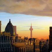 Madrid_cityscape_card