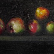 Apples__24x95__olej_na__p__tnie__2009__card