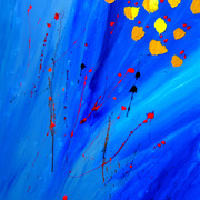 Flowers_and_space_blue_card