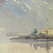 Sozopol_naval_college_from_the_sea_card