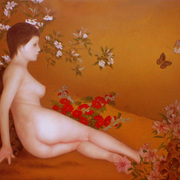 A_sitting_weman_card