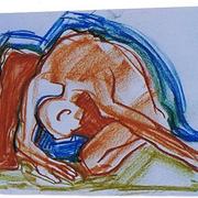Danser_sitting_down_card