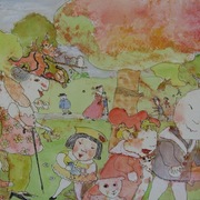 In_the_park_with_grandma_card