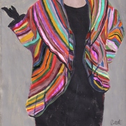 Lady_in_simple_black_dress_with_rainbow_sweater_11-3-09