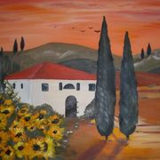 House_with_sunflowers_card