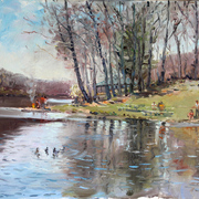 Early_spring_in_bear_mountain__18x24_card