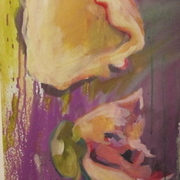 Abstract_flower_with_splash_of_purple_card