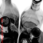 Bottles3-bw-post_card