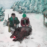 Treffer__oel_auf_leinwand__50x60cm__2004_card