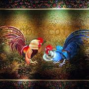 Cock_try_to_force_on_hen_card