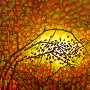 Brambles_in_hilly_wood__alkyd_march_2010__card