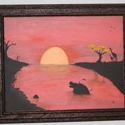 African_sunset_card