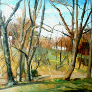 Bare_woods__oil_study_card