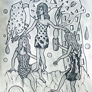 The_stained_glass_woman_are_free_card