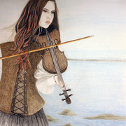 Womanwithviolin_card