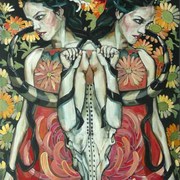 Women_with_skull_-_2010_card