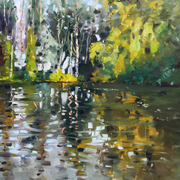 A_qiete_afternoon_reflection_22x28_card