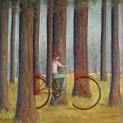 Pastellkreide-das_rote_fahrrad_card