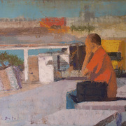 Descansando_en_la_playa_de_barcelona_card