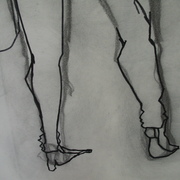Legs_oil_marker_and_charcoal_on_paper_-_2007_card