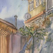 On_street_gurzuf_limanskaya_2010_card