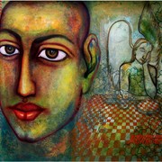 Dream___38___x_45_____acrylic_on_canvash___09_card