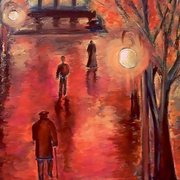 The_evening_park_card